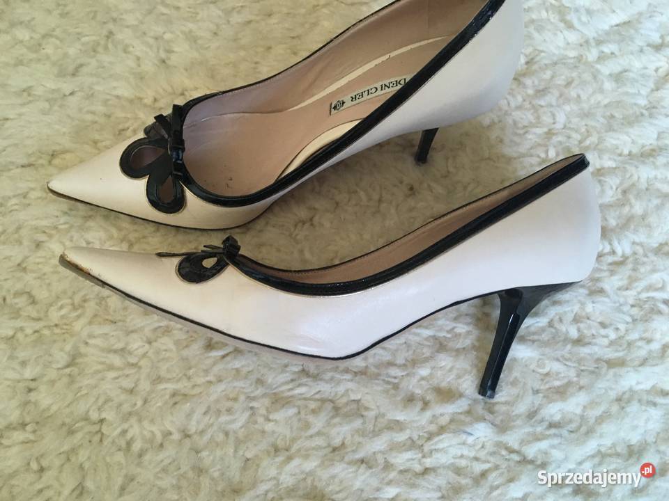 Kremowe czółenka Deni Cler Piła