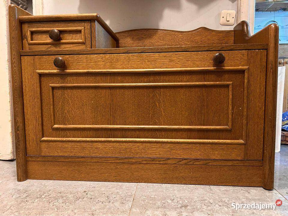 Drewniana szafka na buty śląskie Zabrze