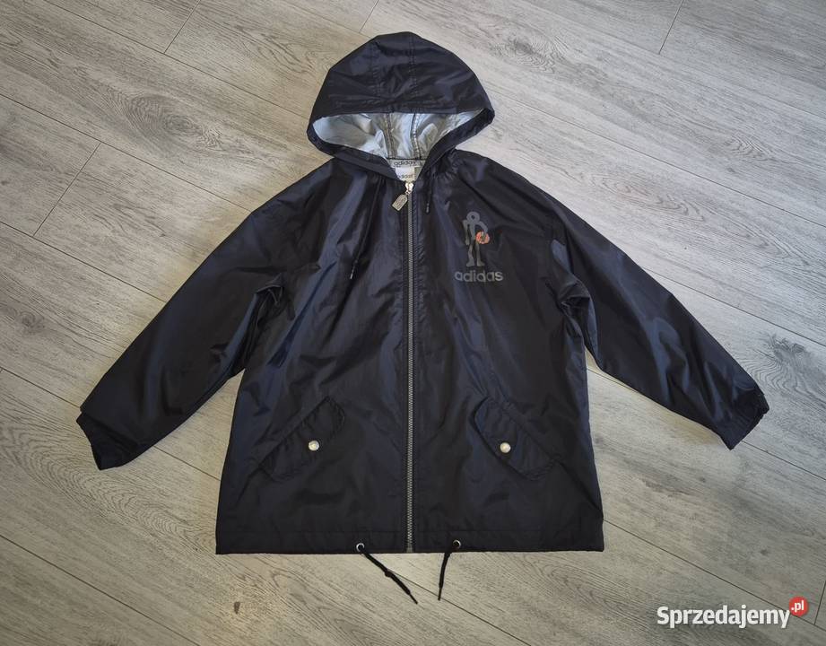 Kurtka chłopiec przejściowa Adidas Vintage szary/srebrny Łódź sprzedam