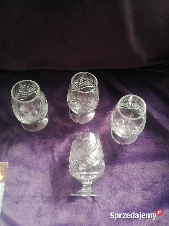 Zestaw różnych kieliszków prl Choszczno