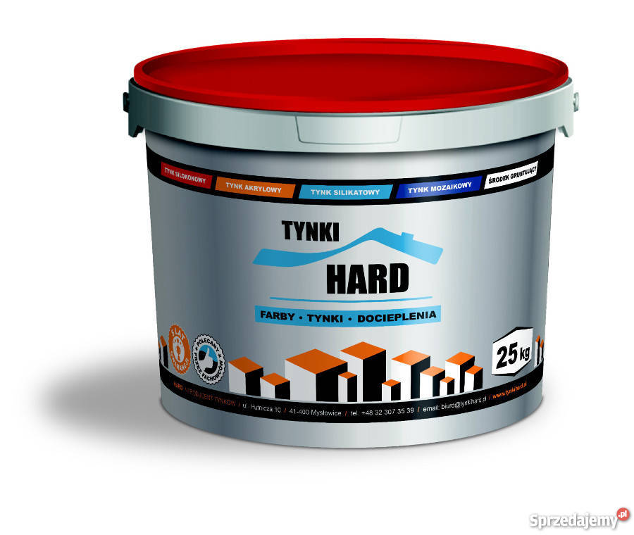 Tynk Silikonowy TYNKI HARD 25 Ściany i elewacje Tychy