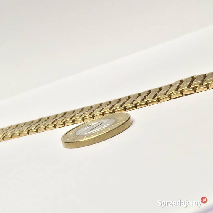 Złota BRANSOLETKA damska 750 18K cudowna Warszawa