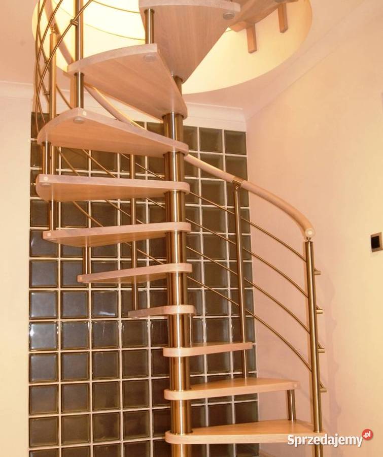 Schody spiralne DUDA model Venecja vertical 04 Kościan