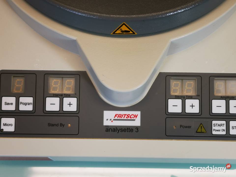 Wytrząsarka wibracyjna FRITSCH ANALYSETTE 3 PRO Warszawa sprzedam
