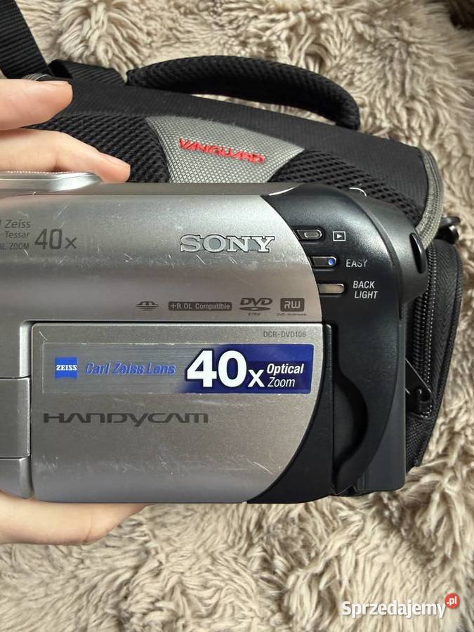Kamera cyfrowa Sony dcrdvd106 vintage futerał Sosnowiec