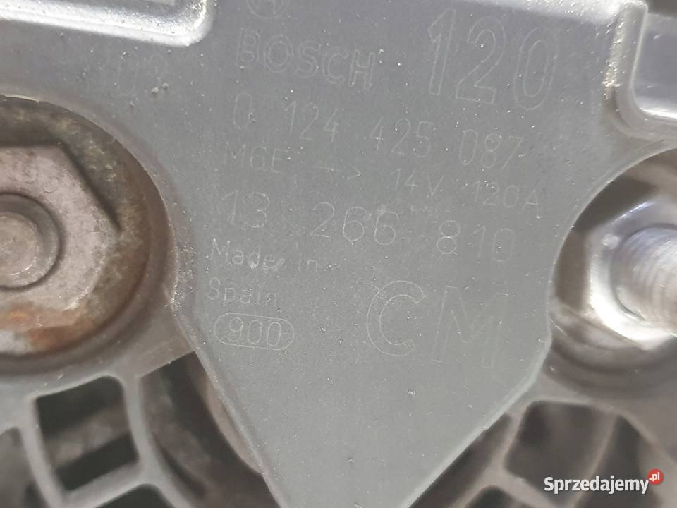 ALTERNATOR Opel Corsa D 14 16V bosch 0124425087 Rudka