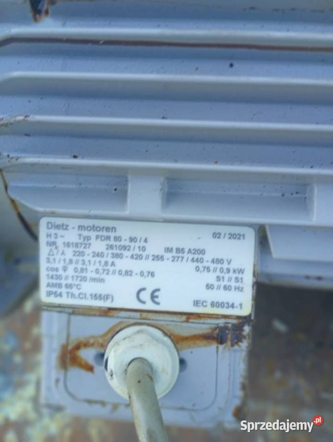 Silnik elektryczny 3 fazowy 075 kw Łowicz