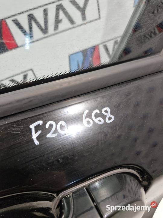 BMW 1 F20 DRZWI LEWY TYŁ TYLNE LEWE 668 SCHWARZ Drzwi