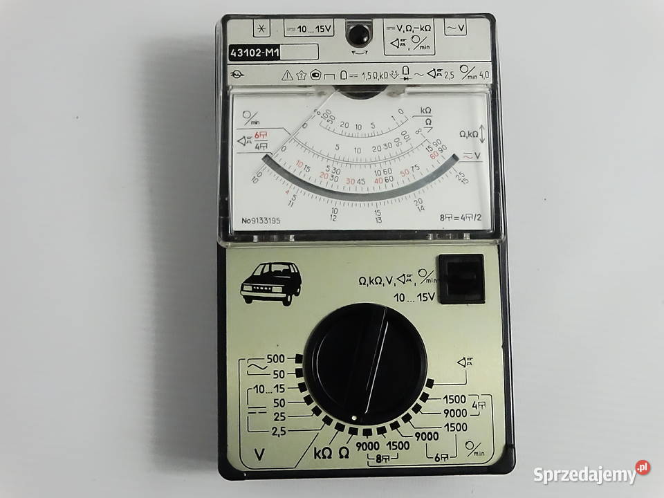 Kultowy Radziecki Multimetr Samochodowy 43102M1 Biłgoraj