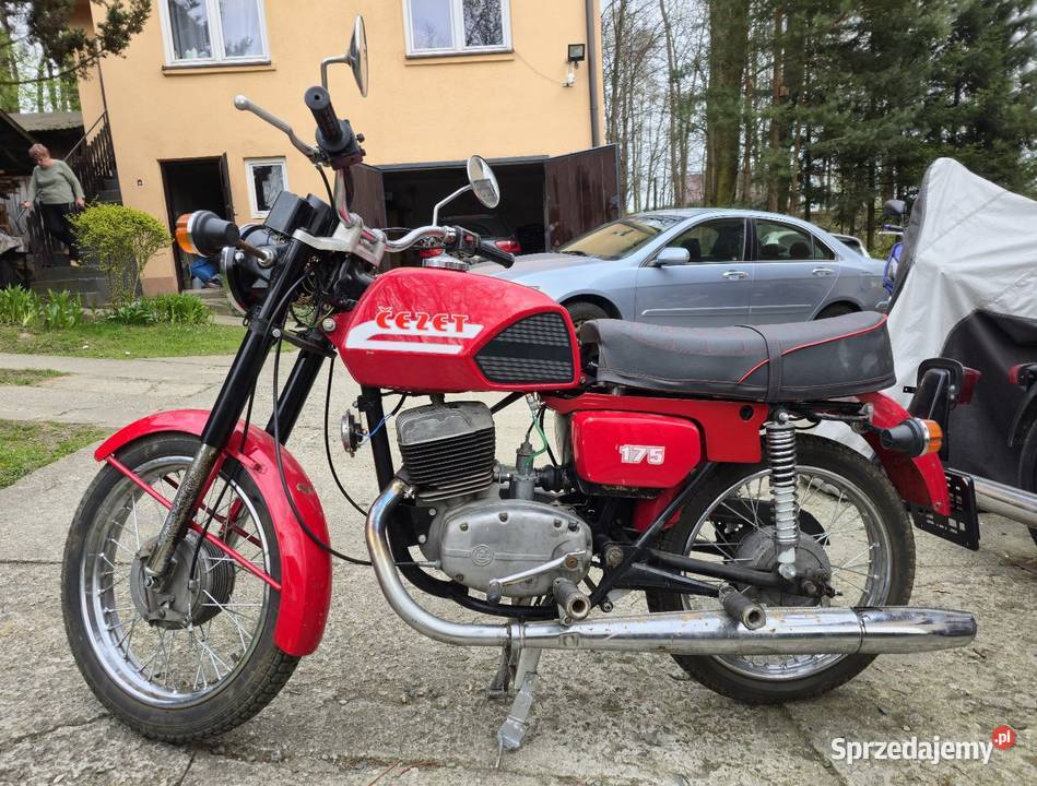 Motocykl Cezet 175 model 487 1988 12800km Radziszów