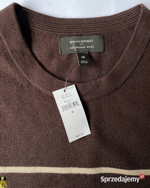 100 Wełna z Merynosów Merino Wool Banana brązowy/beżowy Sokołów Podlaski sprzedam