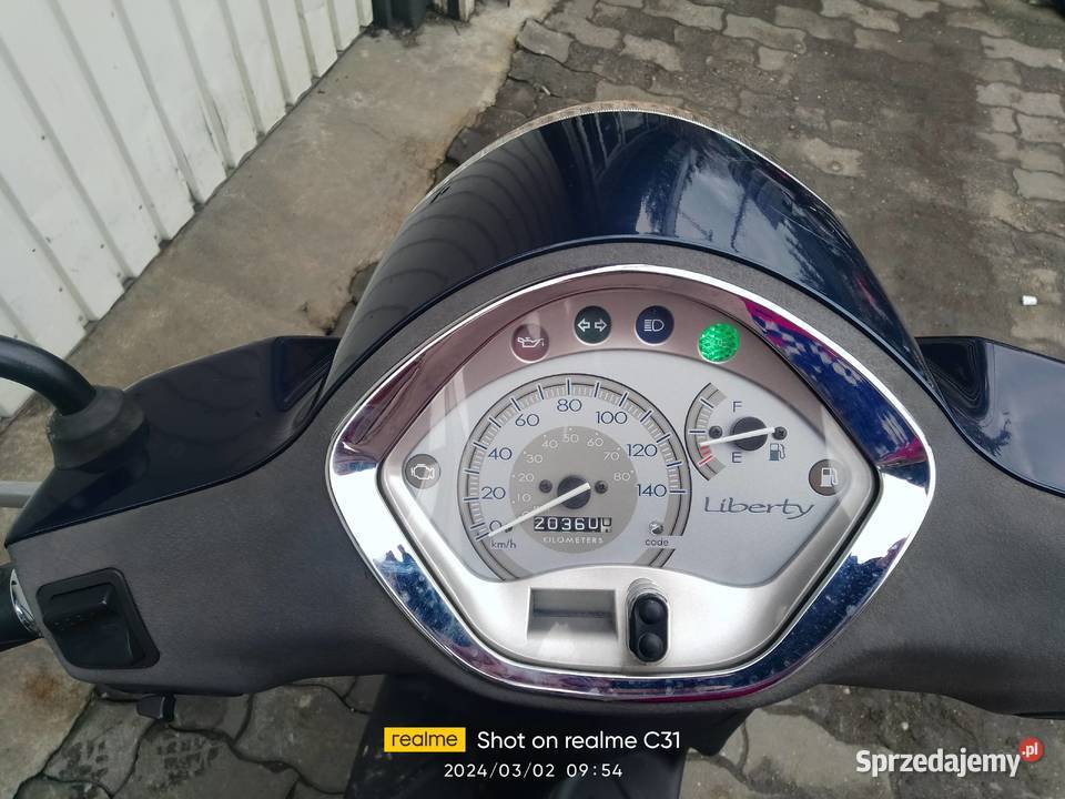 Piaggio Liberty 125 elektryczny starter śląskie Dąbrowa Górnicza