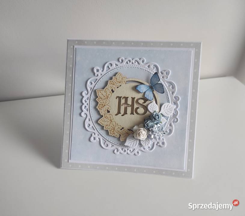 Kartka okolicznościowa ręcznie robiona na Łódź