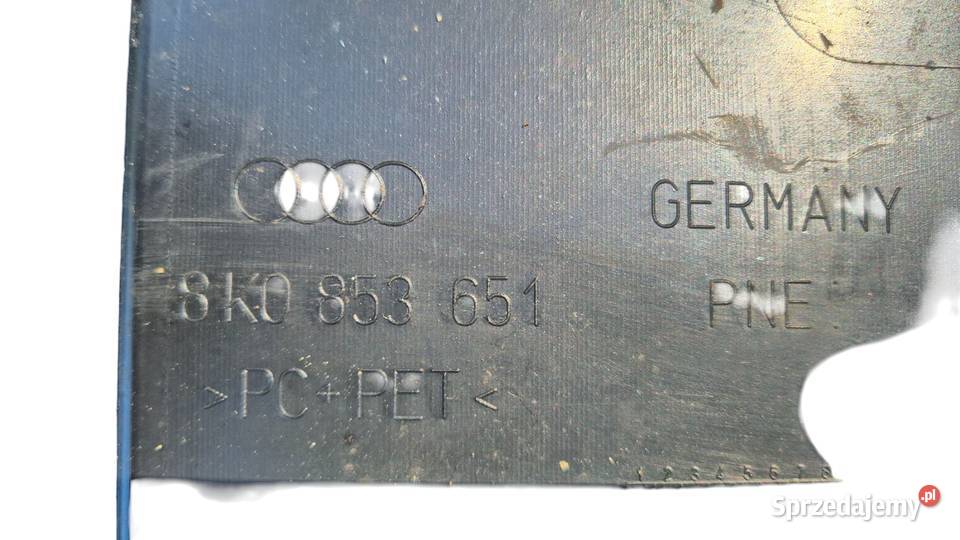 GRILL ATRAPA ZDERZAKA PRZÓD PRZEDNIA AUDI A4 B8 osobowe Kiczyce
