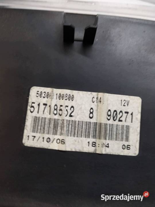 LICZNIK 51718552 19 JTD Fiat Grande Punto I