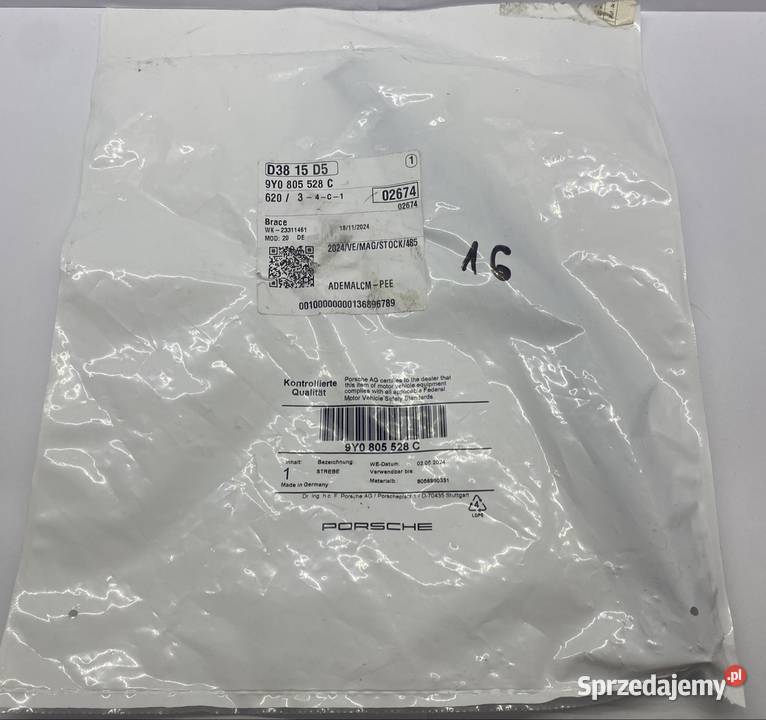 Podpora prawa Porche Cayenne 9Y0805528C Części montażowe śląskie Jasienica