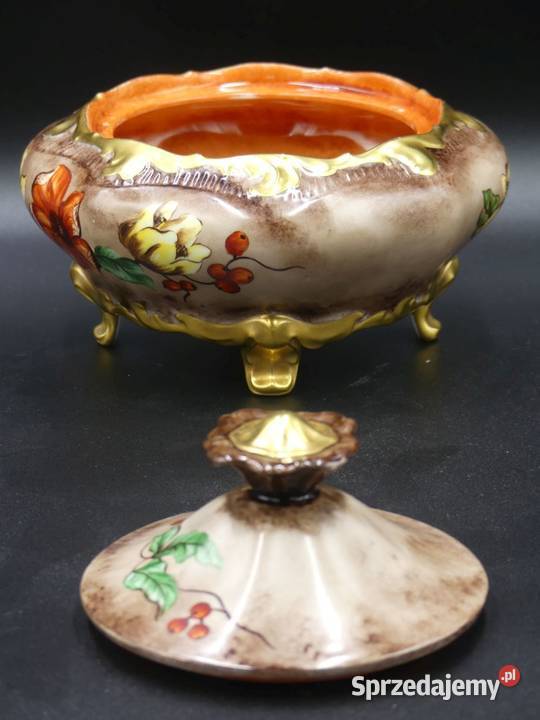 duża bomboniera Tułowice Tillowitz witrynowa Porcelana i szkło Poznań