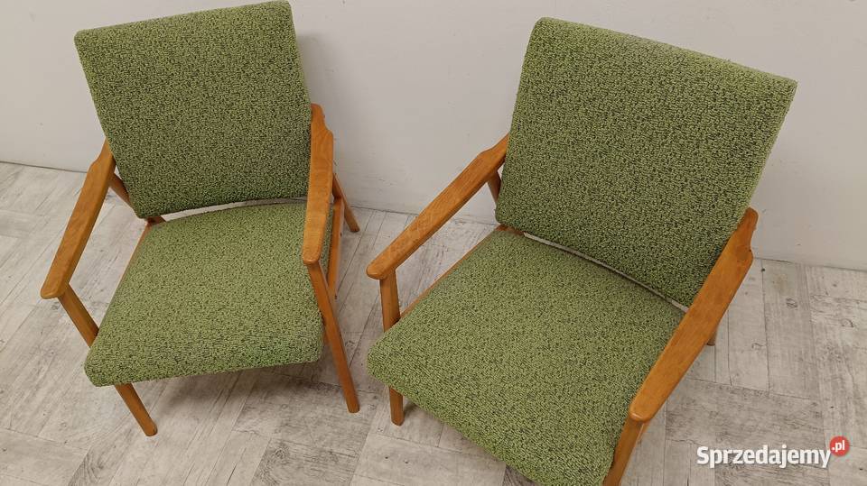 fotele PRL design vintage lata 70te Radomsko