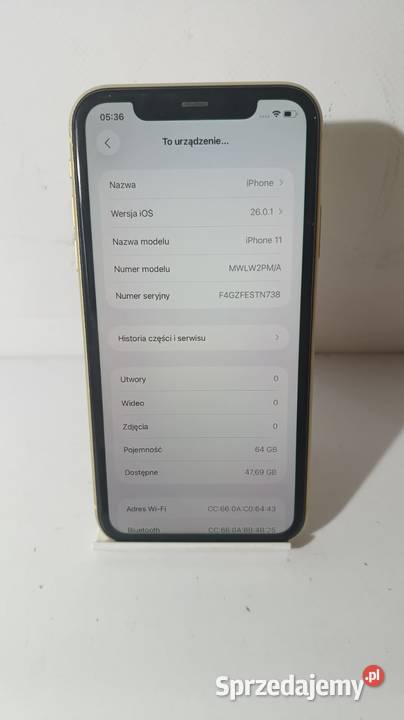 Apple iPhone 11 464GB Apple / iPhone śląskie Katowice sprzedam