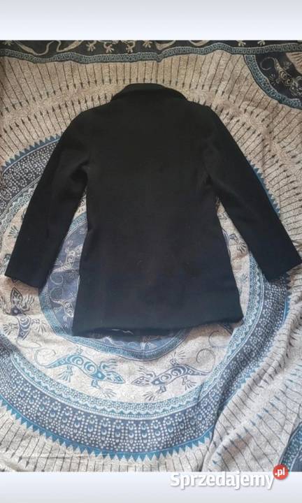 Płaszcz czarny zara wielkopolskie Poznań sprzedam