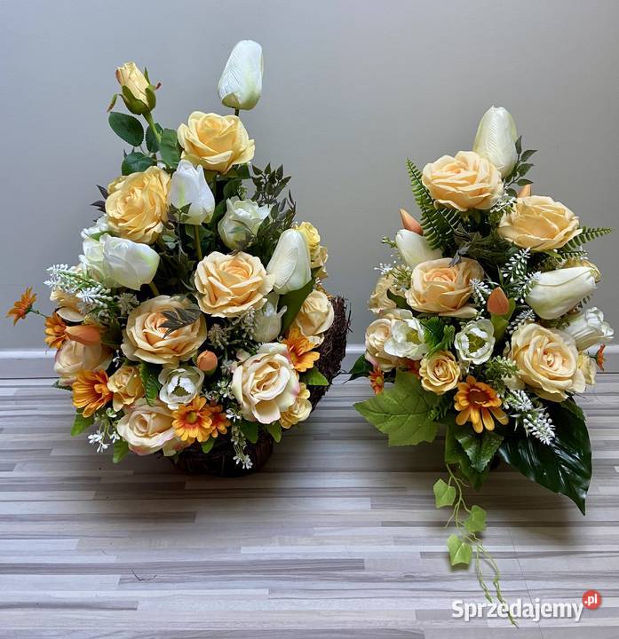 Kompozycja kwiaty sztuczne Dom i Ogród Kalisz