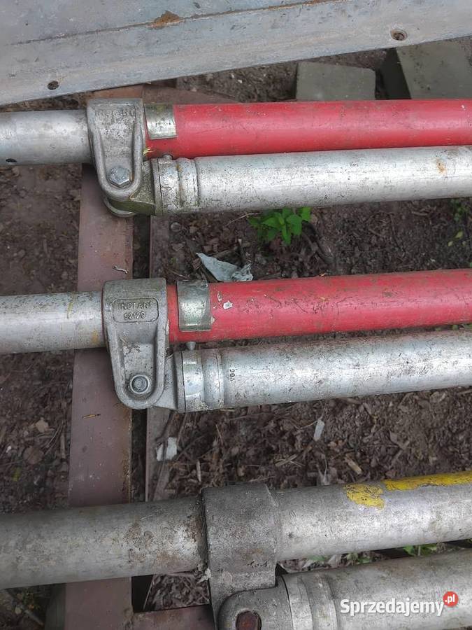 Podpora wyposażona rusztowania aluminiowego