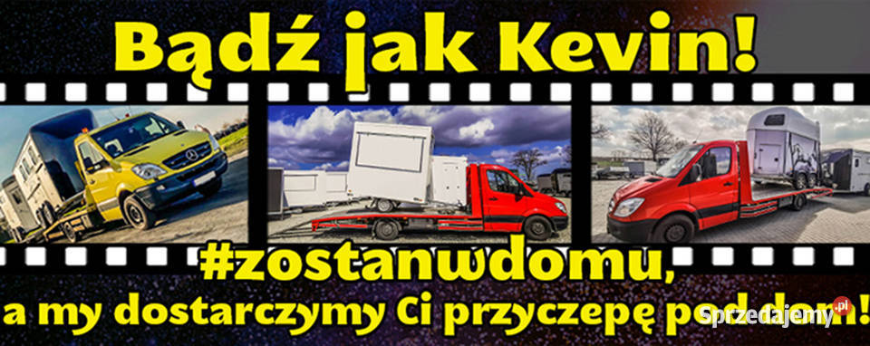 przyczepa gastronomiczna handlowa okno przesuwne Kotlin