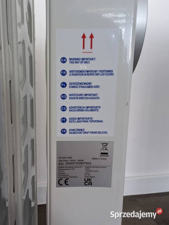 Grzejnik olejowy 1500W ECO Korczyna