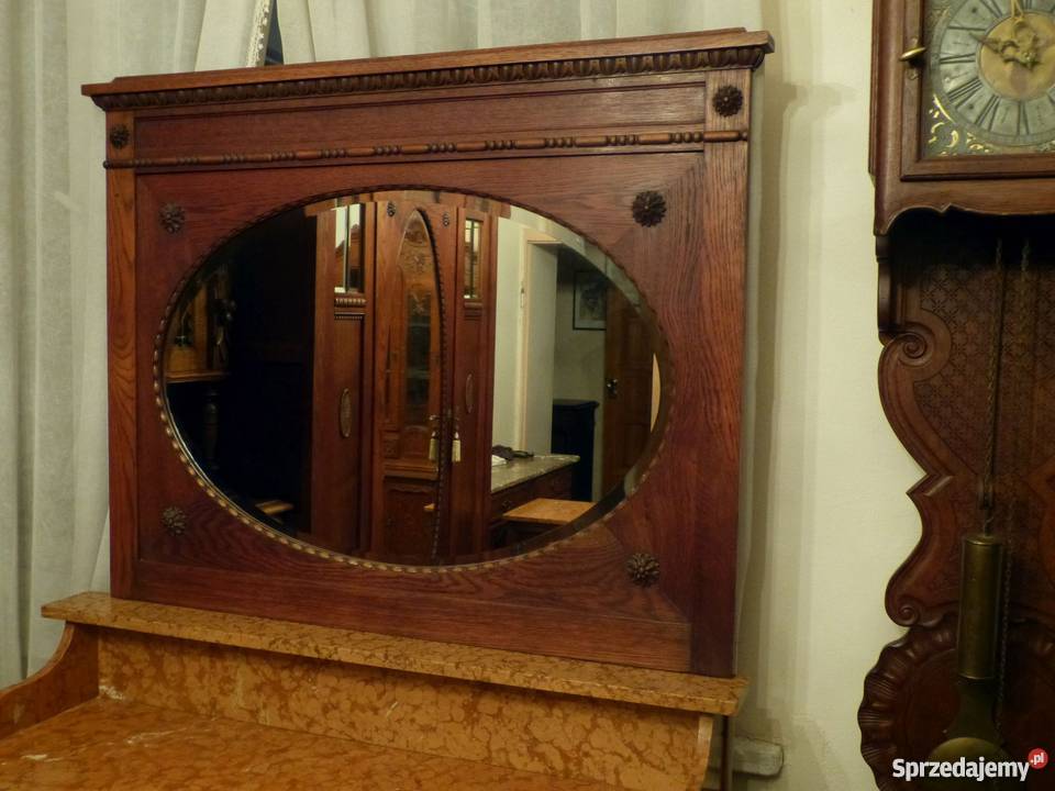 Toaletka secesyjna z marmurem kompletusklep śląskie