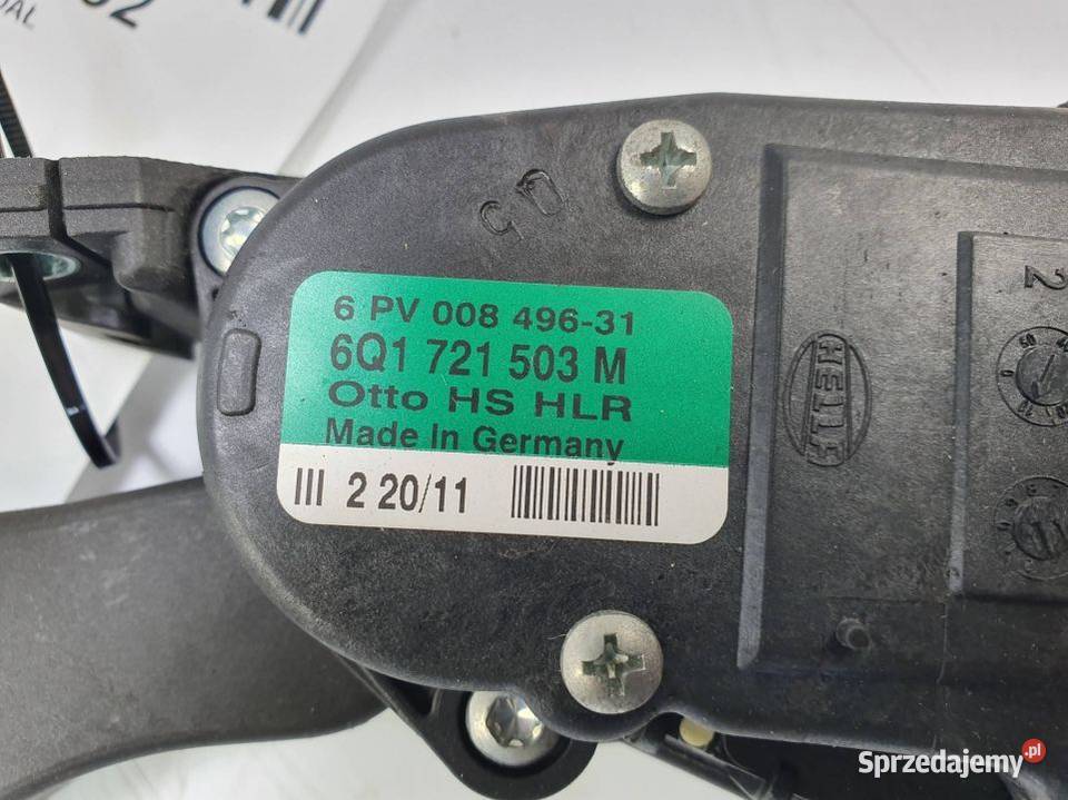 PEDAŁ SEAT IBIZA IV 6Q1721503M Lipno