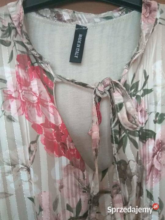 Włoskie sukienki w kwiatki małopolskie