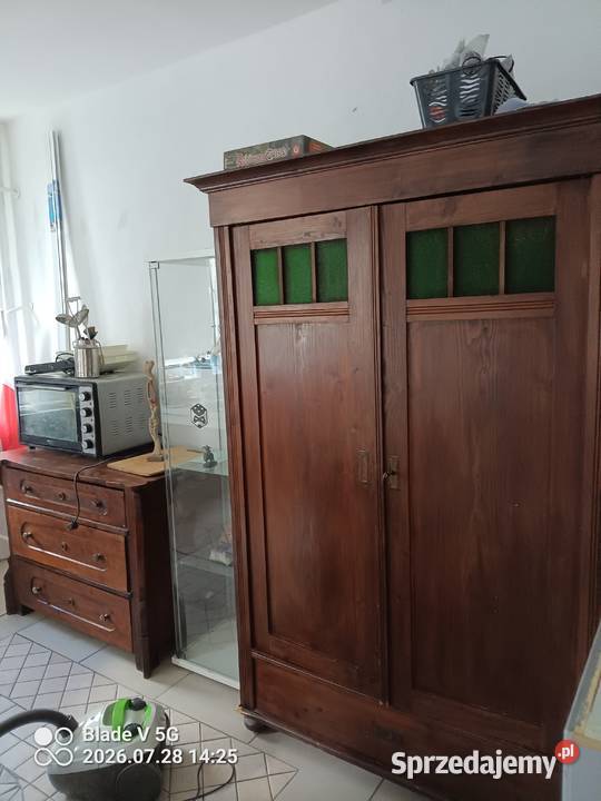 Komodabieliźniarka retro lite drewno 135cm mazowieckie Warszawa