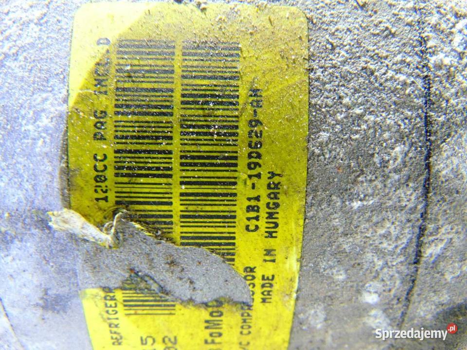 SPRĘŻARKA KLIMATYZACJI 2 PIN FORD FIESTA MK7 10