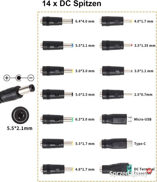 HOUHUI Regulowany zasilacz sieciowy 3 A 72 W Pozostałe Chojnice