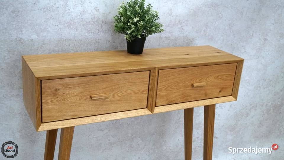 Konsola dębowa IZU z szufladami Nowy Sącz sprzedam