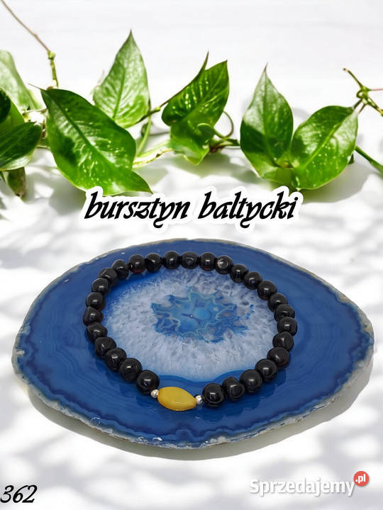 Bransoletka z bursztynu bursztyn bałtycki wiśnia Warszawa