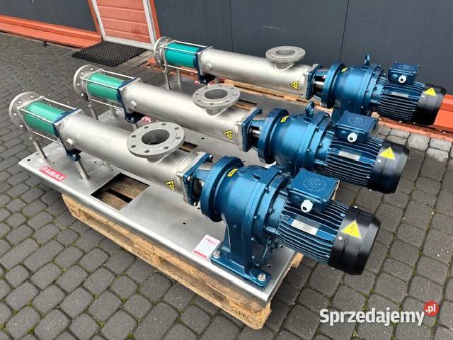 Pompa śrubowa ślimakowa spożywcza Netzsch NE60A Błonie