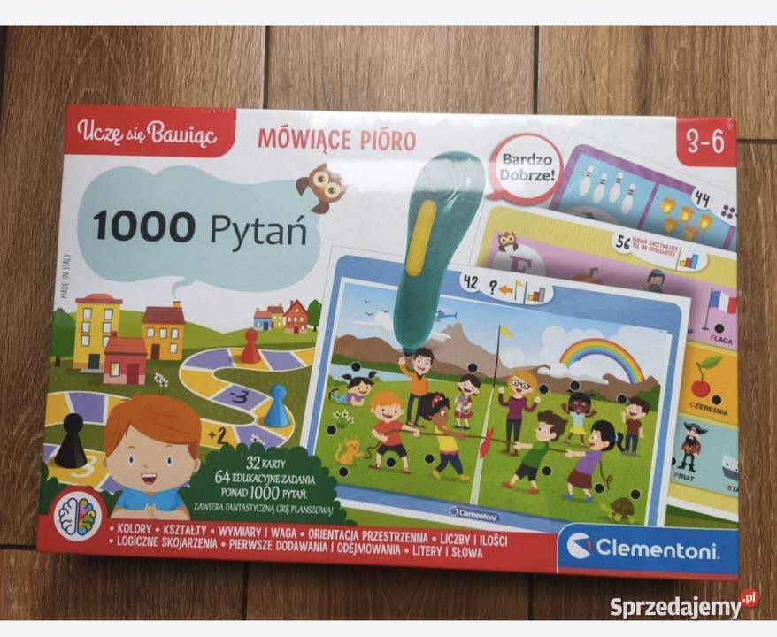 Clementoni mówiące pióro 1000 pytań uczę się Poznań