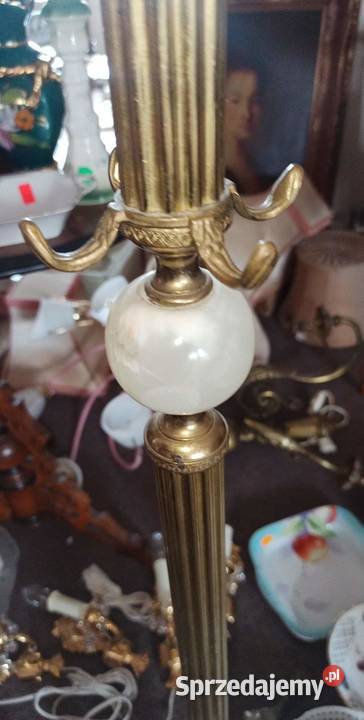 Wieszak Mosiądz i onyksowa kula Skręcany Pozostałe sprzedam