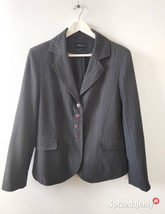 Szara marynarka Żakiet 42 Vintage Rozmiar 42(XL) Jasło