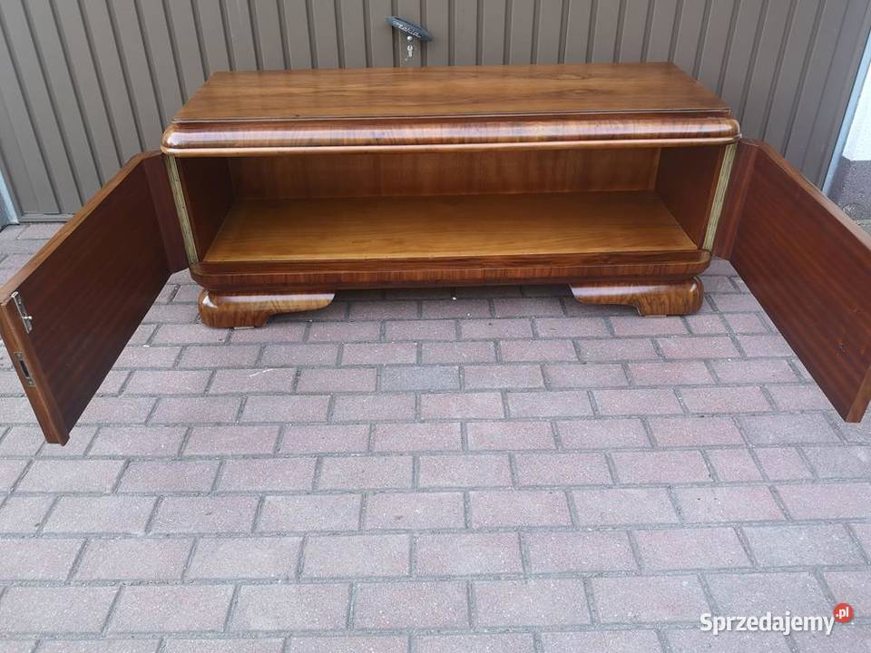 Komoda ARTDECO Orzech RTV Niska Stara Antyk wielkopolskie Swarzędz sprzedam