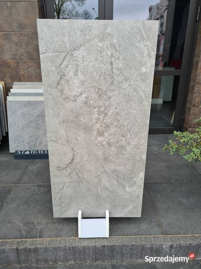 PŁYTKA gres GRAND CAVE GREY KORATER 598X1198X20 Opoczno
