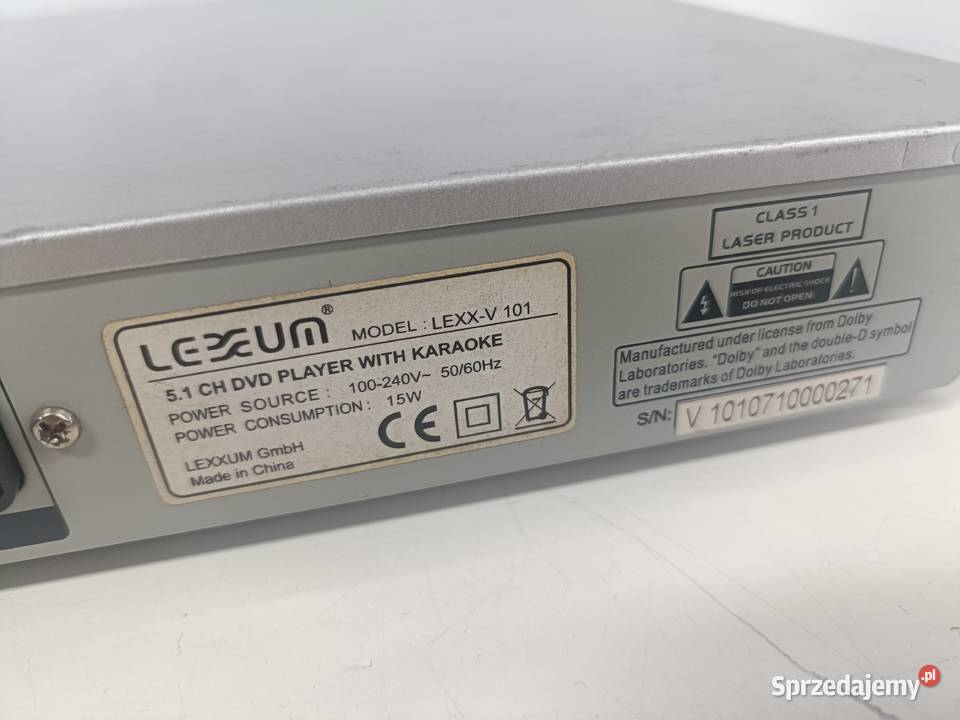 Odtwarzacz DVD LEXUM LEXV 101 Poznań