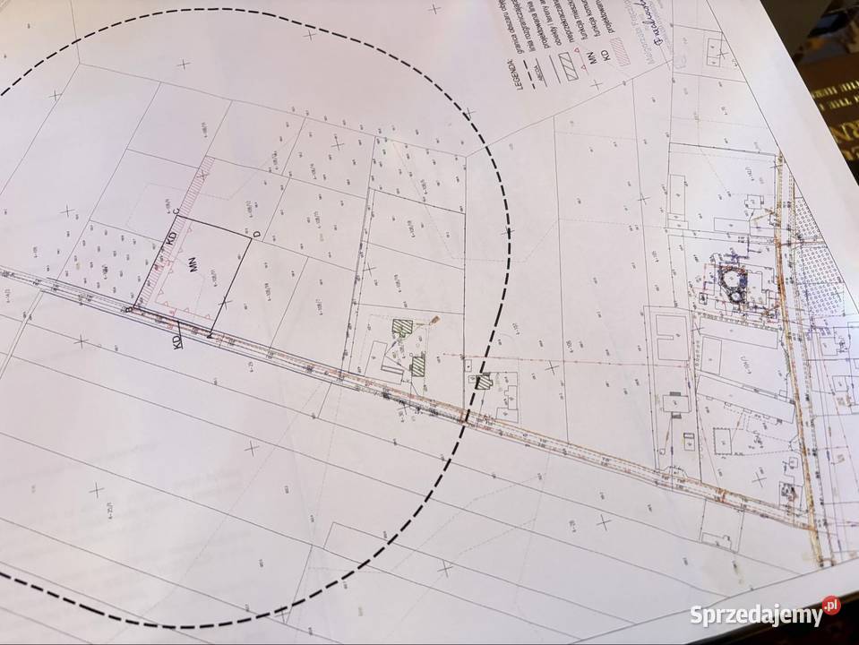 Działka budowlana z pozwoleniem na dwa domy Pod Henrysin