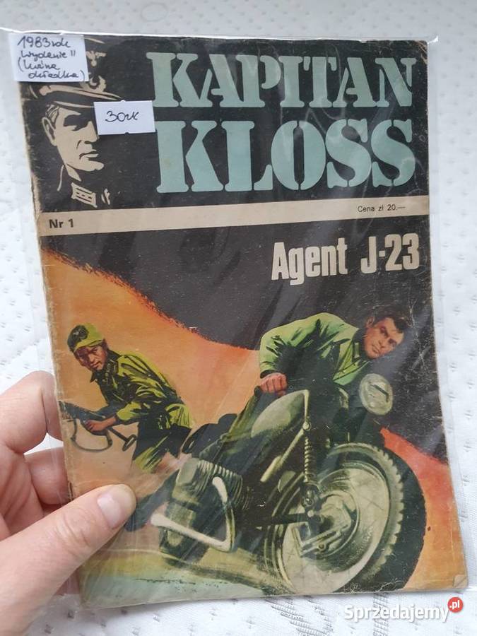Kapitan Kloss pierwszy numer wydanie 2 1983 pomorskie Gdynia