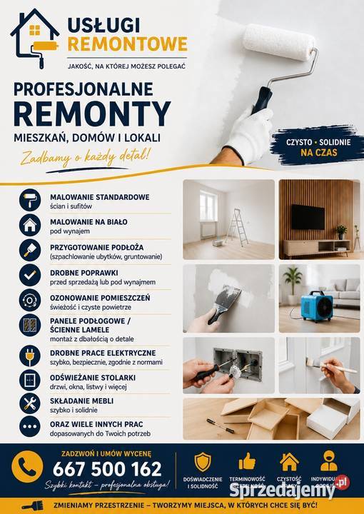 Prace malarskie inne Wrocław