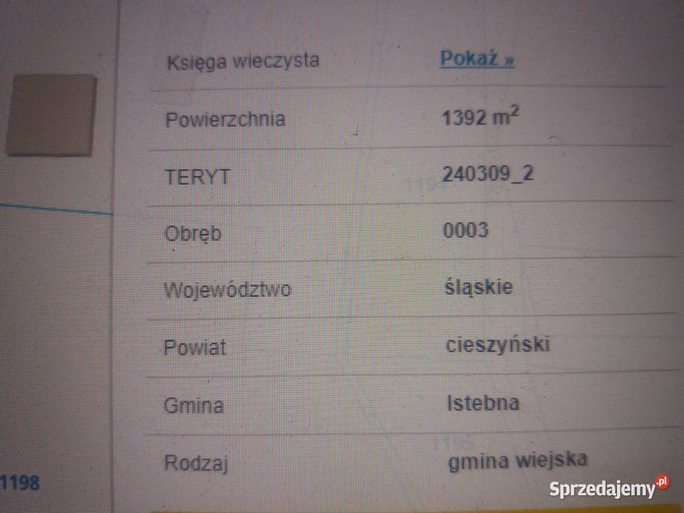 piękna widokowa działka budowlana w Koniakowie 316zł/m2 Koniaków sprzedam
