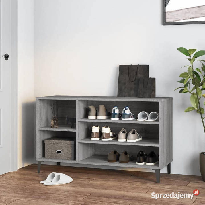 Szafka na buty szary dąb sonoma 102x36x60 Warszawa