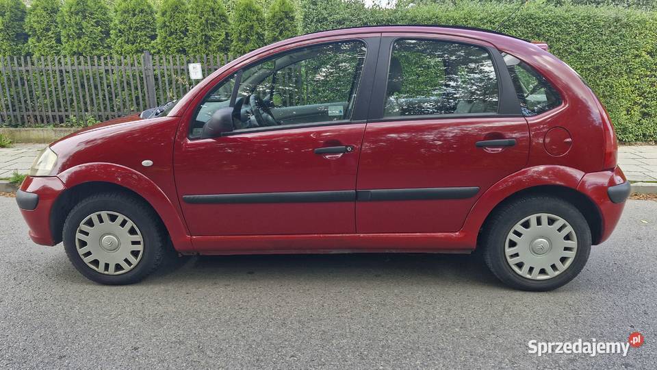 Citroen C3 I 11 1100 benzyna 5 drzwi krajowy II czerwony