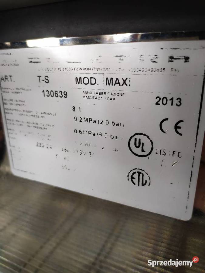 Ekspres ciśnieniowy ELEKTRA TS MAXI Kazuń Polski